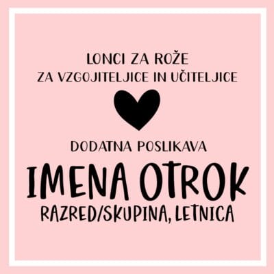 Lonček za rože - Dodatna poslikava - Skupina/Razred/Imena otrok