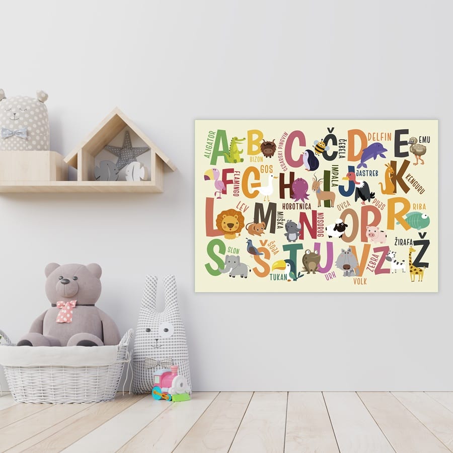 PLAKAT ŽIVALSKA ABECEDA