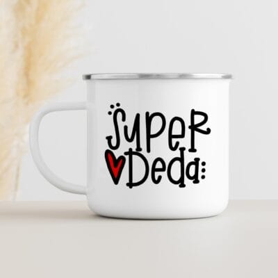 Emajliran lonček - Super DEDA