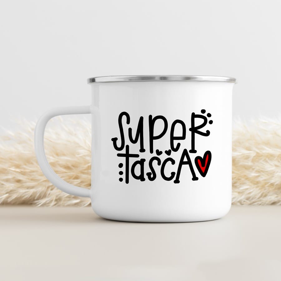 Emajliran lonček - Super TAŠČA