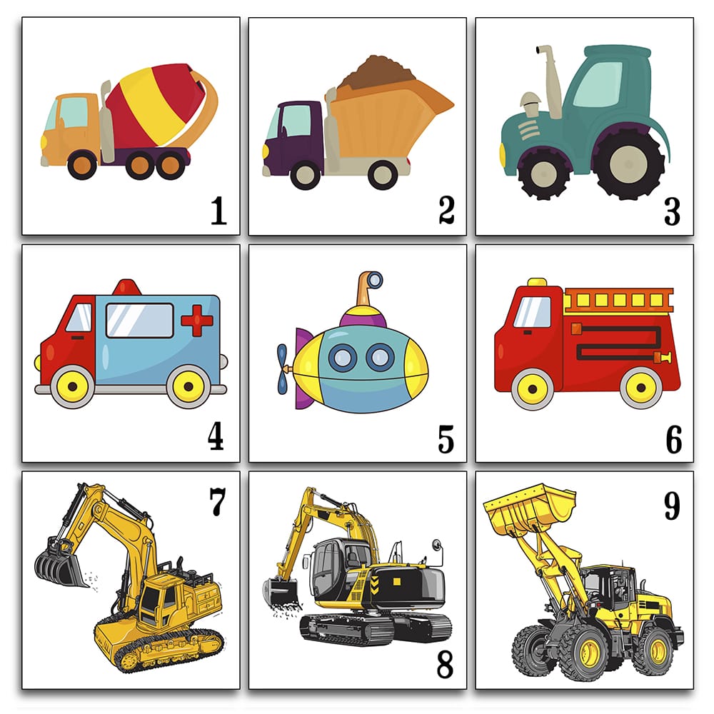 Emajliran lonček - Vozila - Več motivov - slika 2