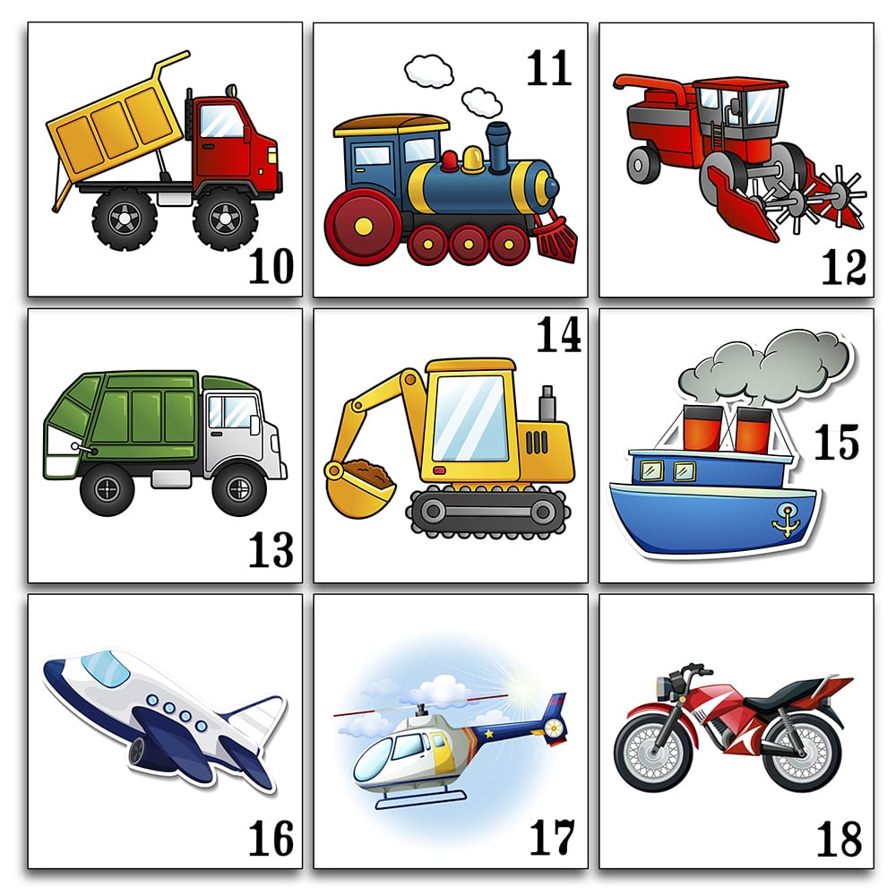 Emajliran lonček - Vozila - Več motivov - slika 3