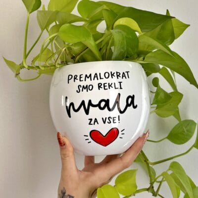 Lonček za rože - Premalokrat smo rekli HVALA za vse