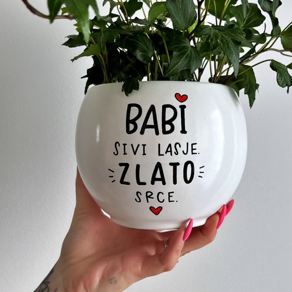 Lonček za rože - Babi zlato srce
