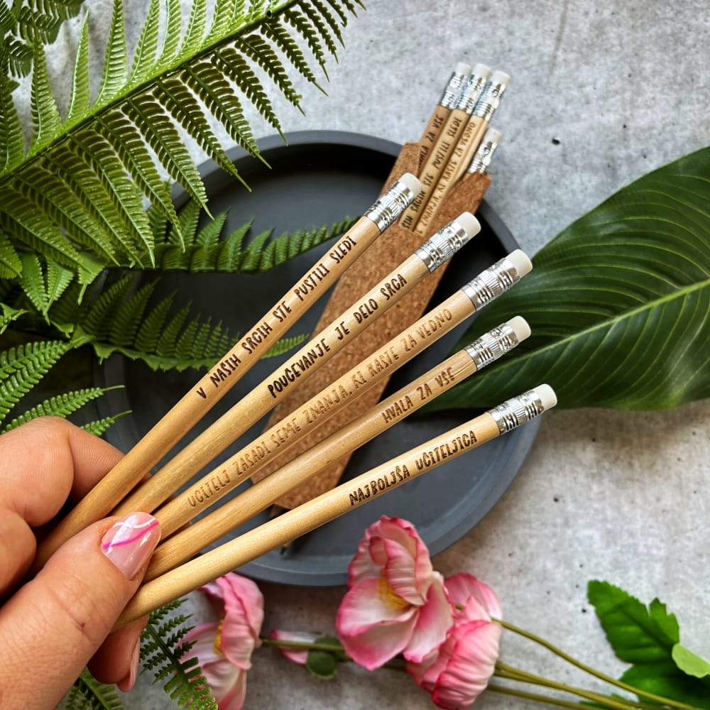 Komplet lesenih svinčnikov - UČITELJICA - slika 2