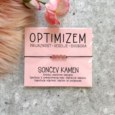 Zapestnica Optimizem - Sončev kamen