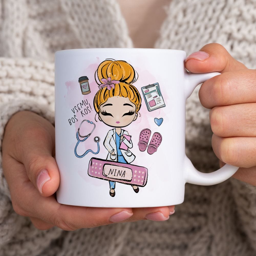 Darilo - Medicinska sestra - Skodelica z imenom - slika 2