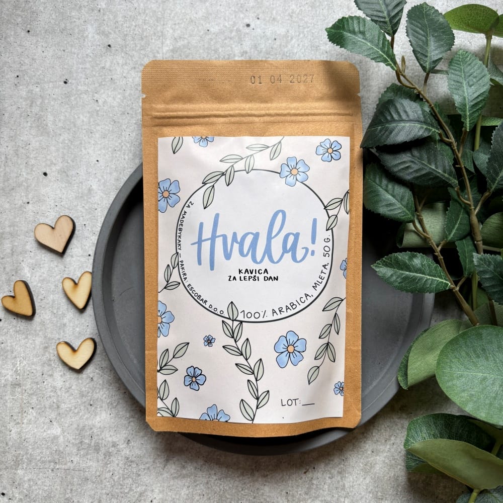Kavica Zate - Hvala!- Kolekcija Spominčice